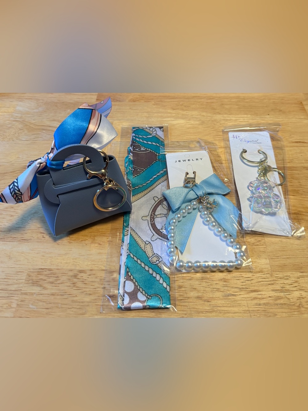 Charms keychain Keyring Fashion Jewelry Bundle